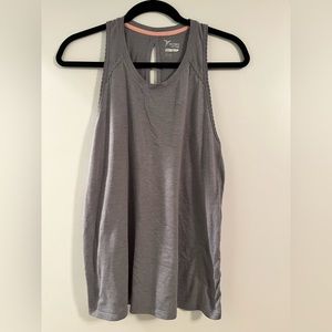 Gray workout tank
